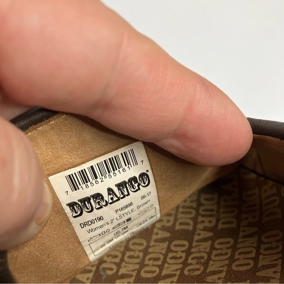 Durango leather loafers size 7 - Picture 6 of 7